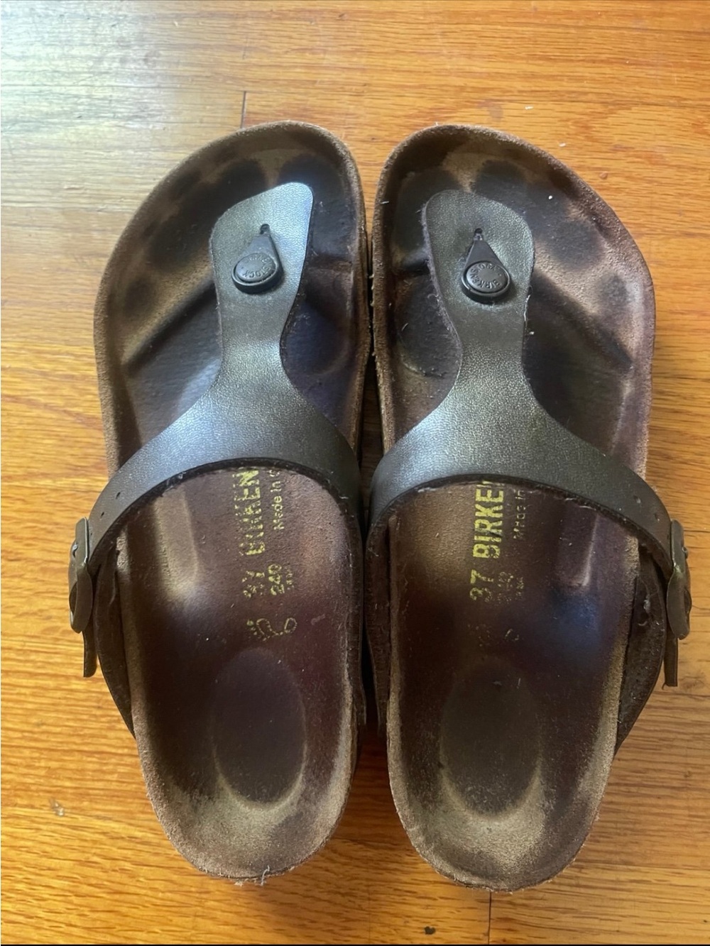 Women’s Bronze Birkenstocks